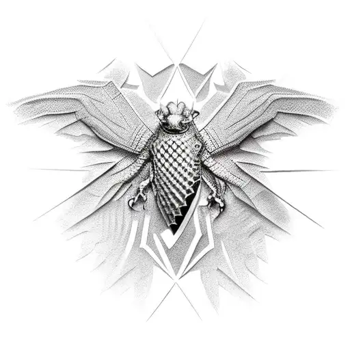 cracked 3d honeycomb armor full arm sleave tattoo design idea