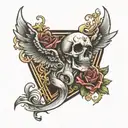 Never give up. tattoo design idea