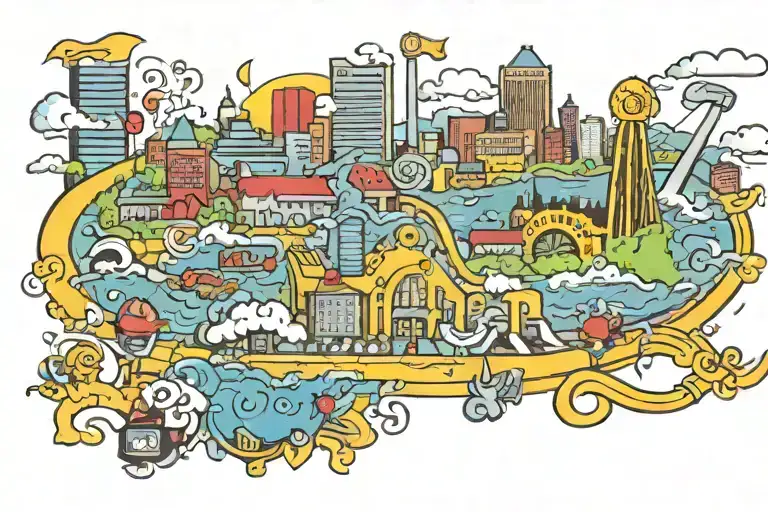 Pittsburgh 412 tattoo design idea