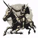 Don Quixote tattoo design idea