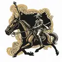 Don Quixote tattoo design idea