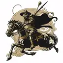 Don Quixote tattoo design idea