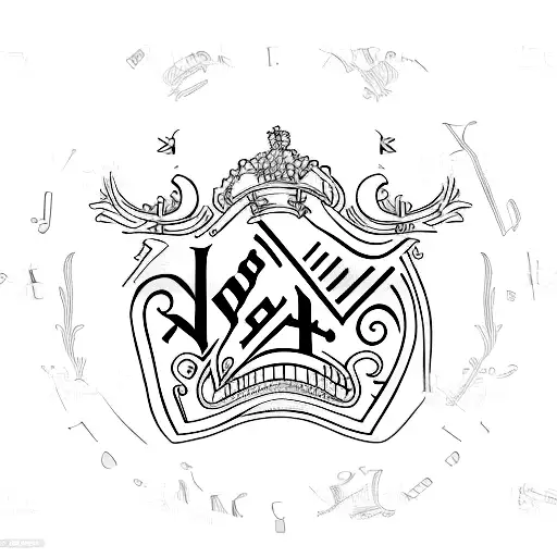 Hamilton Musical meets English Linguistics tattoo design idea