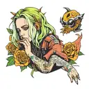 billie eilish hostage tattoo design idea