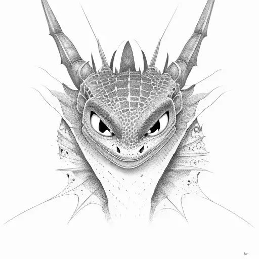 how to train your dragon  tattoo design idea