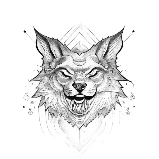 skoll y haty  tattoo design idea
