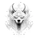 fenrir tattoo design idea