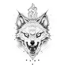 fenrir tattoo design idea
