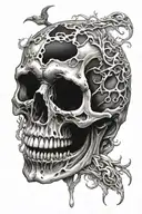 cheating death  tattoo design idea