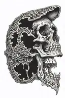 cheating death  tattoo design idea