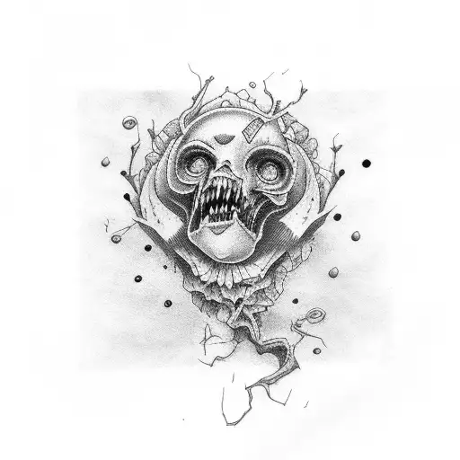 Despair tattoo design idea