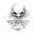 Despair tattoo design idea