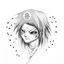 gaara tattoo design idea