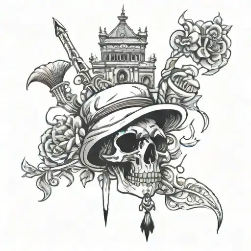 Combine elements of trap music and Italian culture in a tattoo design tattoo design idea