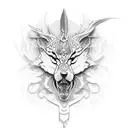 chain  reed thunder  tattoo design idea