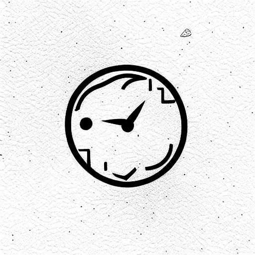 Time flies tattoo design idea