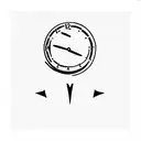 Time flies tattoo design idea