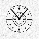 Time flies tattoo design idea