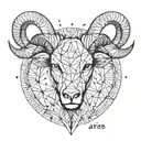 Aries constellation intertwined 27 tattoo design idea