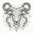 Aries constellation intertwined 27 tattoo design idea