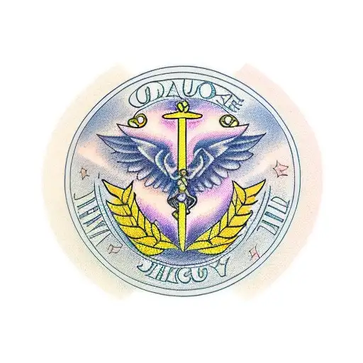 caduceus tattoo design idea
