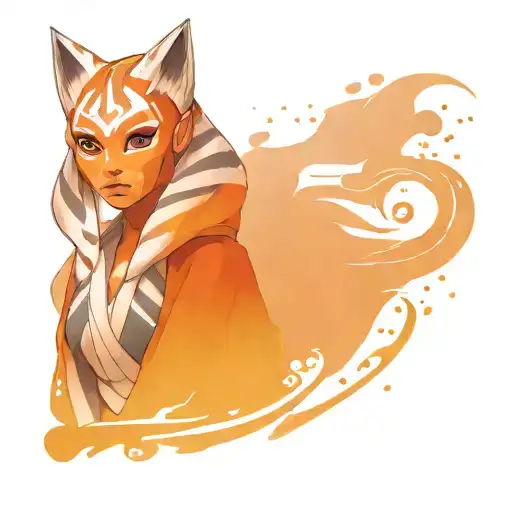 Ahsoka Tano tattoo design idea