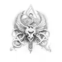 caduceus tattoo design idea