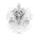 caduceus tattoo design idea