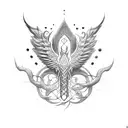 caduceus tattoo design idea