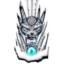 icicle tattoo design idea