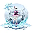 icicle tattoo design idea