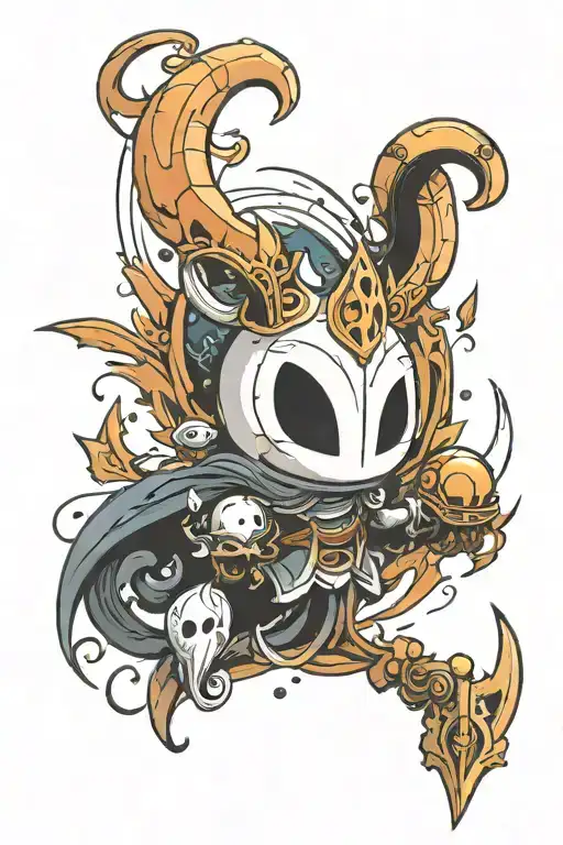 hollow knight tattoo design idea