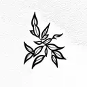 laurels near collar bones tattoo design idea