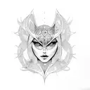 lilith tattoo design idea