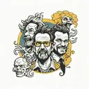 Always Sunny In Philadelphia  tattoo design idea
