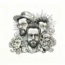 Always Sunny In Philadelphia  tattoo design idea