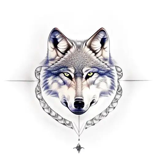 Wolf elden ring tattoo design idea