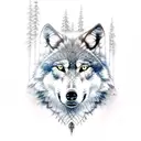 Wolf elden ring tattoo design idea