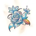 a caribbean jasmine flower tattoo design idea
