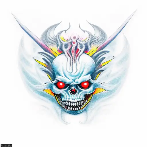 Demonic Sin of Pride tattoo design idea