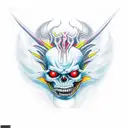 Demonic Sin of Pride tattoo design idea