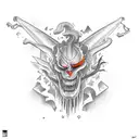 Demonic Sin of Pride tattoo design idea