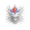 Demonic Sin of Pride tattoo design idea