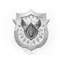 Shield tattoo design idea