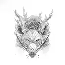 graffiti savage tattoo design idea