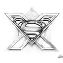 superman tattoo design idea