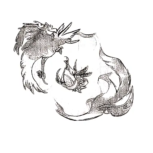 Ho-oh, Celebi & Lugia tattoo design idea