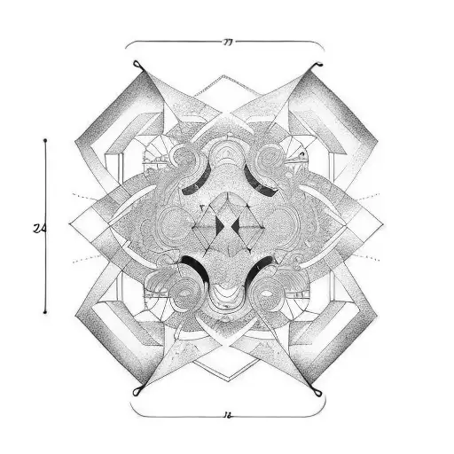 1111 numbers  tattoo design idea