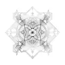 1111 numbers  tattoo design idea