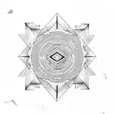 1111 numbers  tattoo design idea